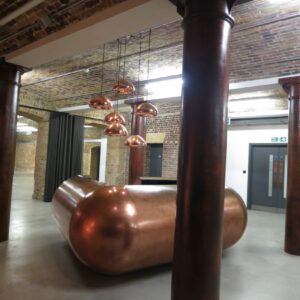 Faux Rusted Iron Columns For Restaurant, Metropolitan Wharf
