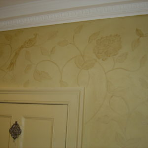 Faux Chinoiserie Wallpaper, Belgravia Residence