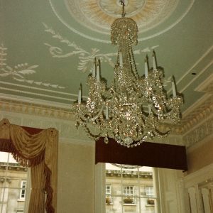 Traditional Stipple And Wipe On Ceiling Rose, Belgravia, Illustrating Use Of Traditional Painted Glazes
