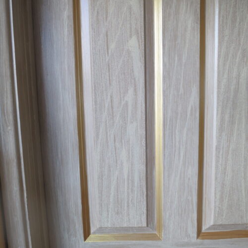 Faux Limed Oak Door With Gilding