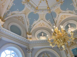 Gilding, specialist decorating, and decorative plasterwork at Orleans House, Twickenham, London