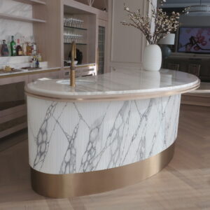 Stylised Faux Marble Effect For Modern Interior
