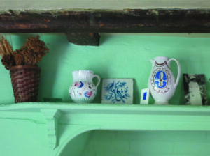 Hand painted pottery at Monk's House